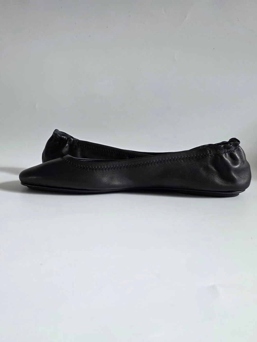 Quince Italian Leather On-The-Go Black Ballet Flat Woman's Size 10 - Picture 6 of 13